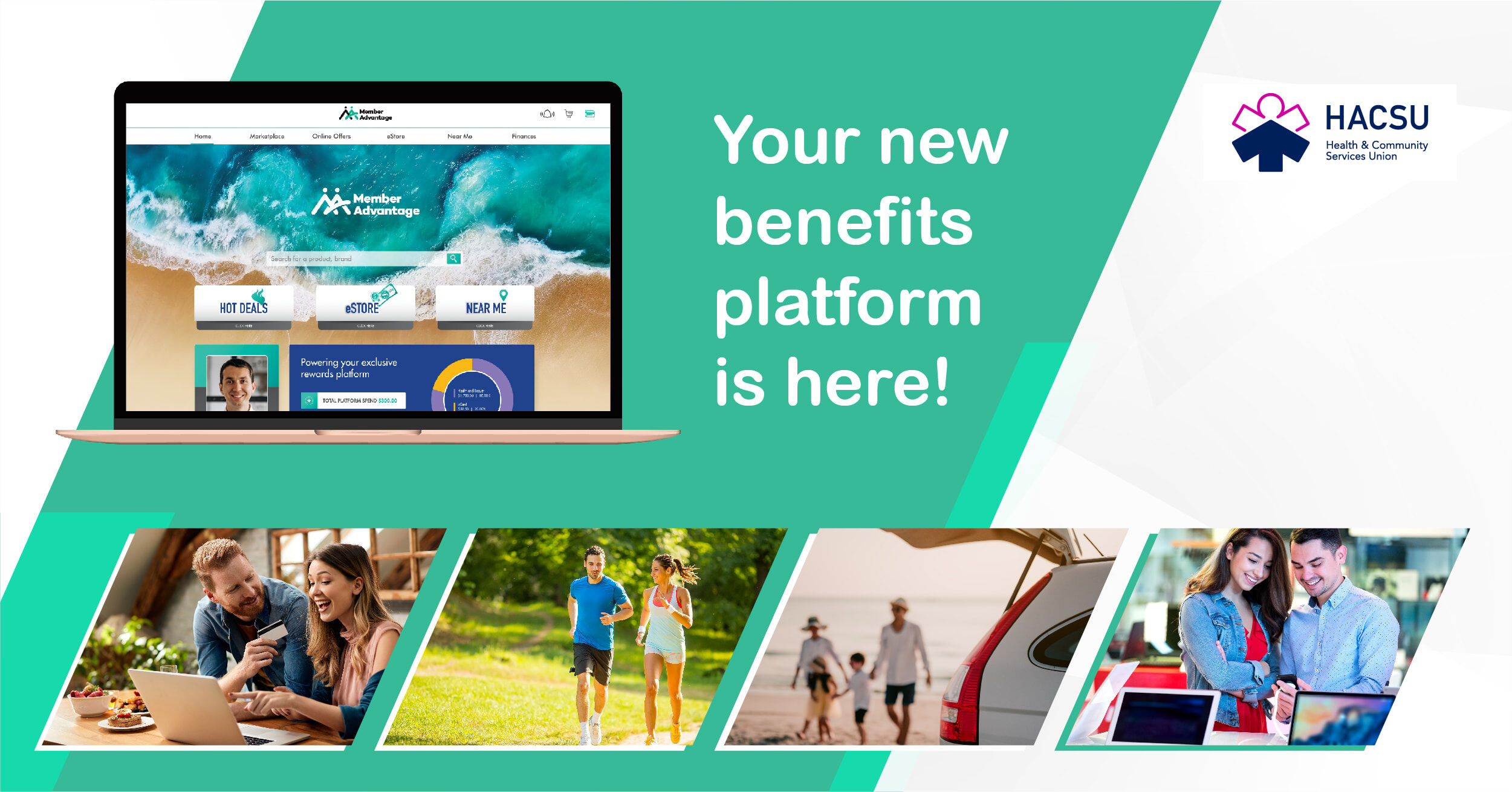 Your new benefits platform is here with Member Advantage and HACSU!